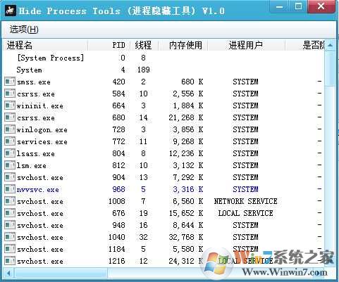 進(jìn)程隱藏工具|Hide Process Tools V1.2中文綠色版