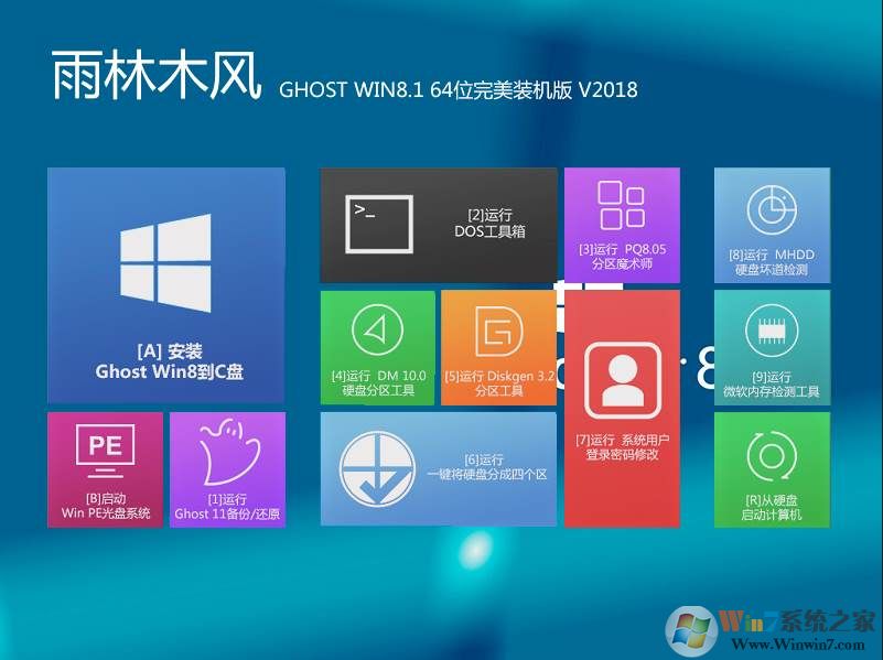 雨林木風Ghost Win8.1 64位超級優(yōu)化版(穩(wěn)定快速)V2021.06