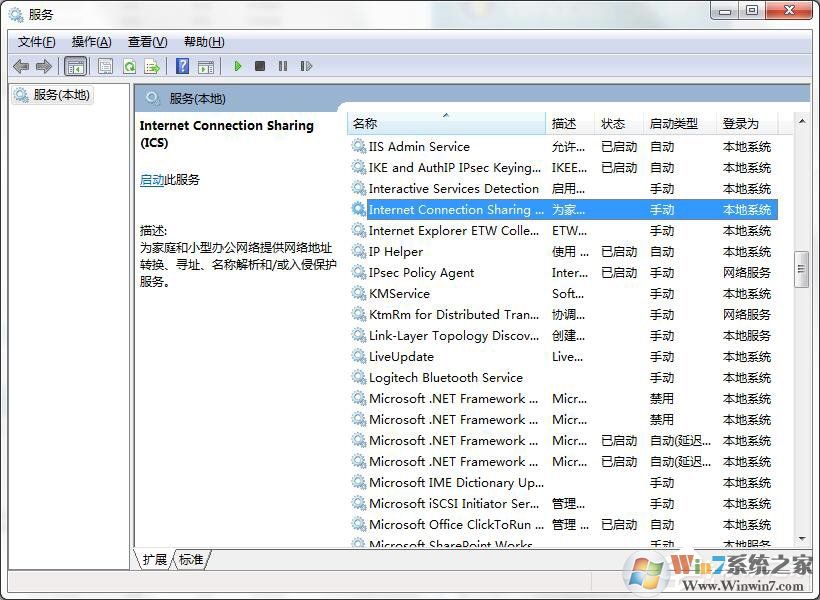 Windows7系統(tǒng)ICS啟動失敗怎么辦？