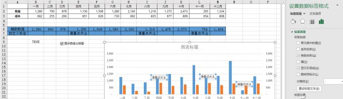 excel動(dòng)態(tài)圖表怎么做？教你制作excel動(dòng)態(tài)圖表標(biāo)簽