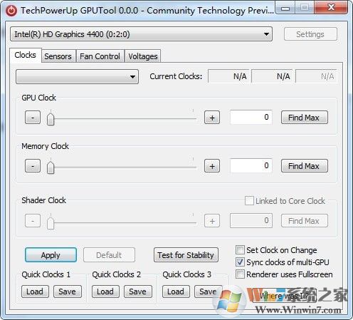 GPUTool(顯卡超頻軟件) v1.0綠色版