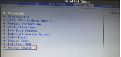 聯(lián)想ThinkPad筆記本BIOS中secure boot(安全啟動)關(guān)閉不了解決方法