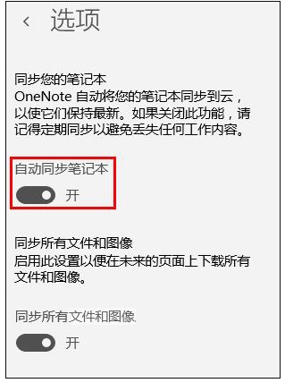 Win10 OneNote怎么設置自動同步分享