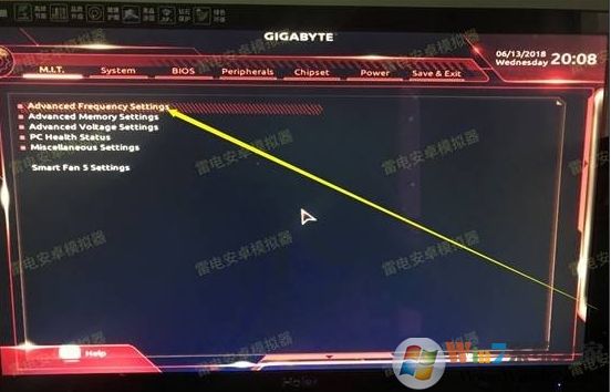 技嘉AMD/intel主板BIOS怎么開啟VT虛擬化支持