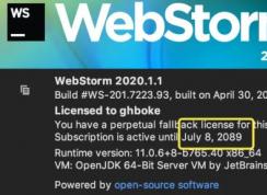 Webstorm激活碼【長期更新】Webstorm2020最新破解激活碼