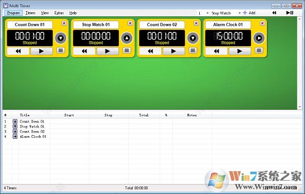 計(jì)時(shí)器下載_MultiTimer多功能計(jì)時(shí)器綠色破解版