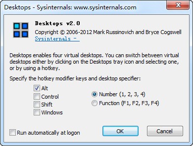 Sysinternals Desktops(虛擬桌面)