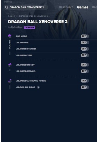 龍珠超宇宙2修改器MrAntiFun下載|龍珠超宇宙2九項修改器 V2019.08.21