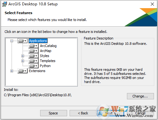 【ArcGIS下載】ArcGIS Desktop中文破解版v10.8.0完美授權(quán)