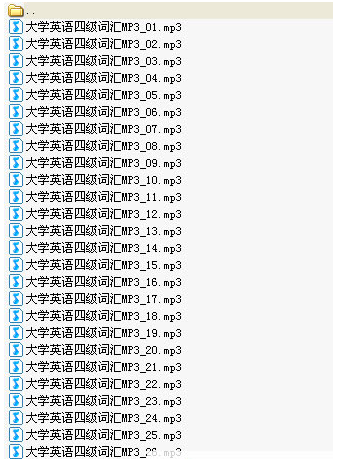 英語(yǔ)四級(jí)詞匯大全MP3|大學(xué)英語(yǔ)四級(jí)詞匯MP3合集下載（附TXT版）