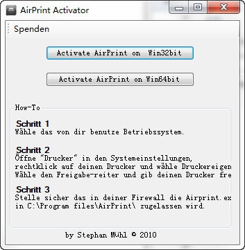 AirPrint Activator軟件下載