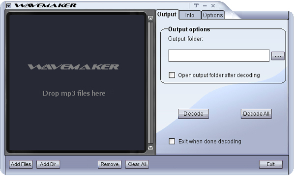 WaveMaker MP3 to WAV Converter