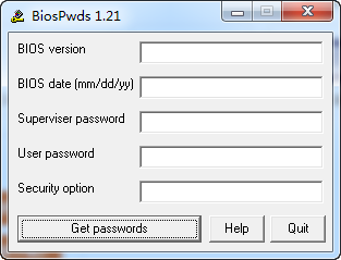 BiosPwds(獲取Bios密碼)
