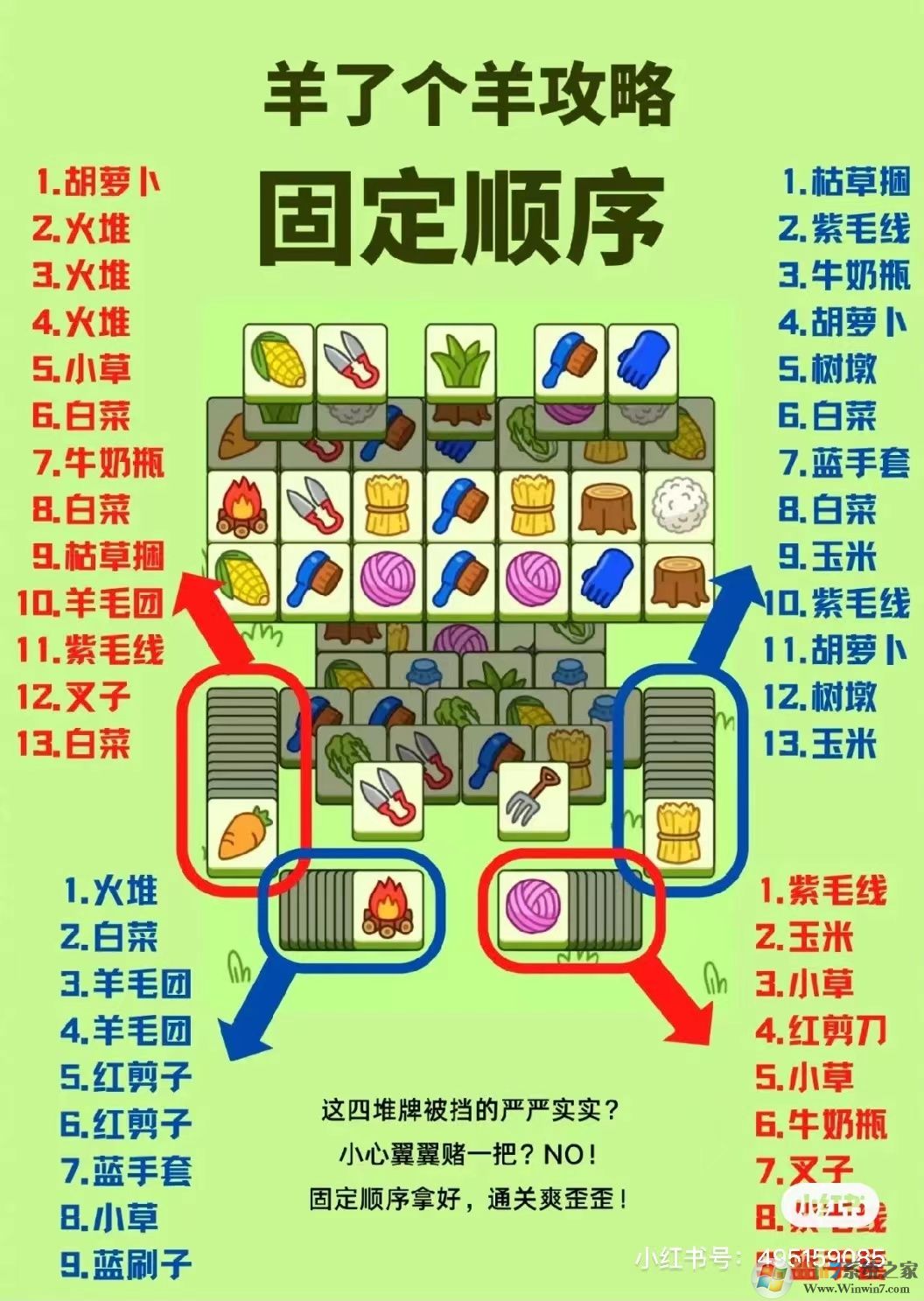 羊了個(gè)羊通關(guān)攻略_羊了個(gè)羊固定順序[非科技]