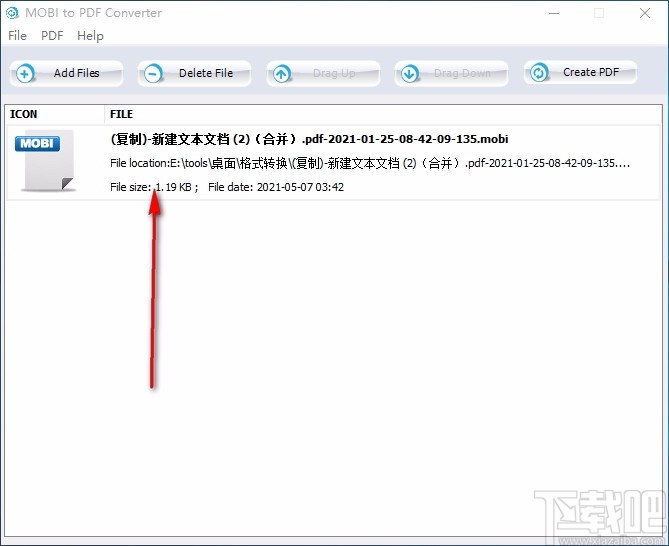 MOBI to PDF Converter(MOBI轉(zhuǎn)PDF轉(zhuǎn)換器) v1.0 官方版