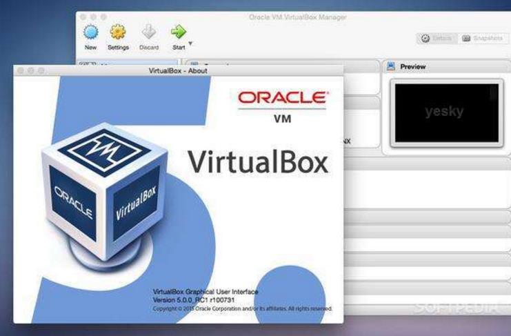 VirtualBox虛擬機截圖