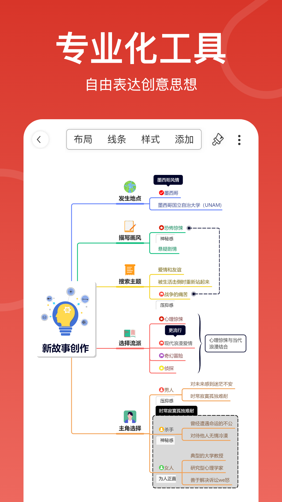 尋簡思維導(dǎo)圖安卓版